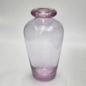 Pink Glass Bud Vase 5.5"